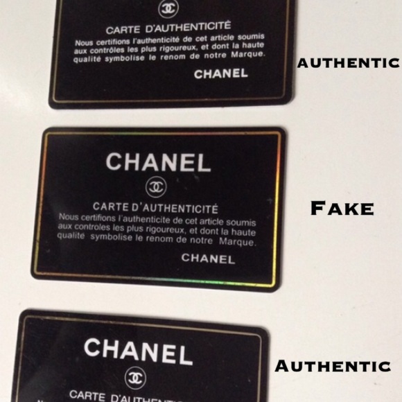 THE DIFFERENCE BETWEEN FAKE & AUTHENTIC CHANEL COA - Picture 3 of 4